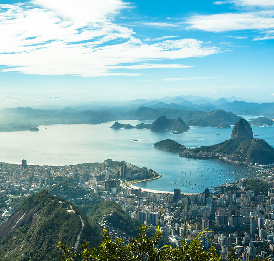 Viaggio su misura in Brasile con vista sulla baia di Rio de Janeiro