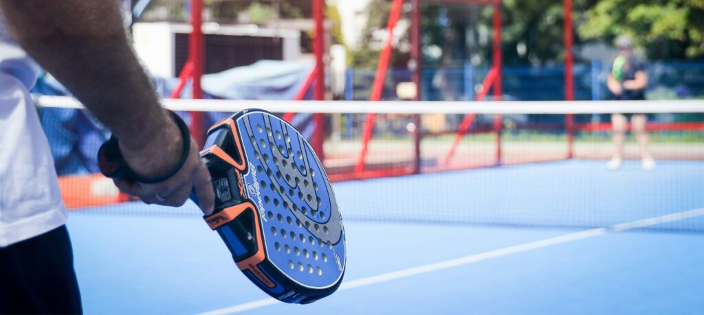 Foto di una racchetta di Padel