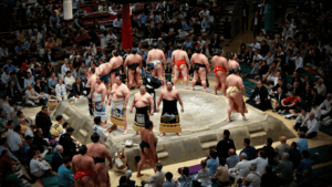 Torneo di Sumo in Giappone