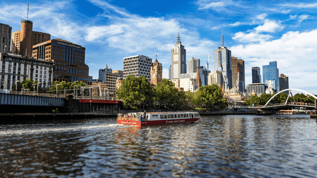 Paesaggio di Melbourne in Australia