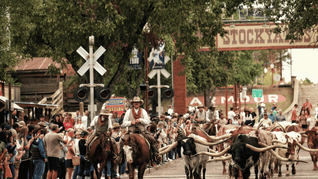 Stockyards di Fort Worth in Texas